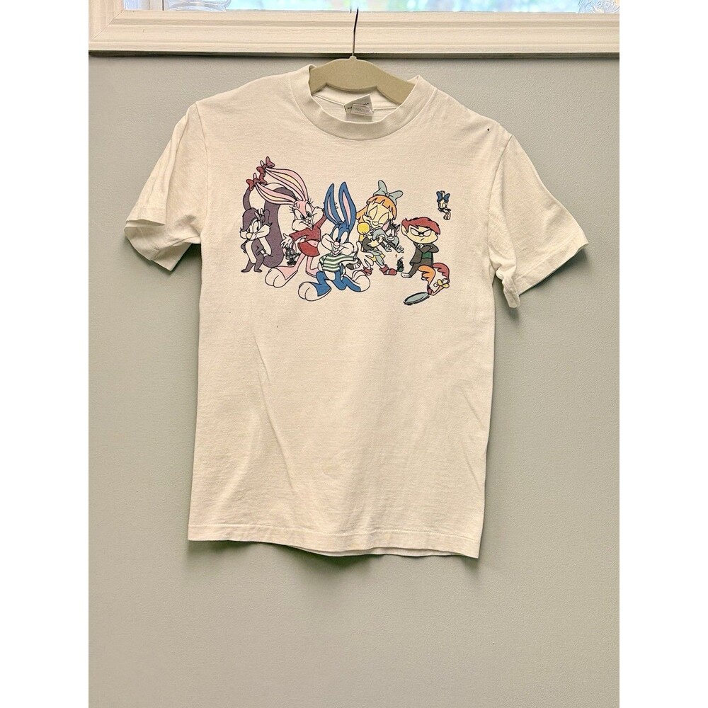 VTG 1993 Warner Bros Looney Tunes Changes Single Stitch T Shirt (Adult Small